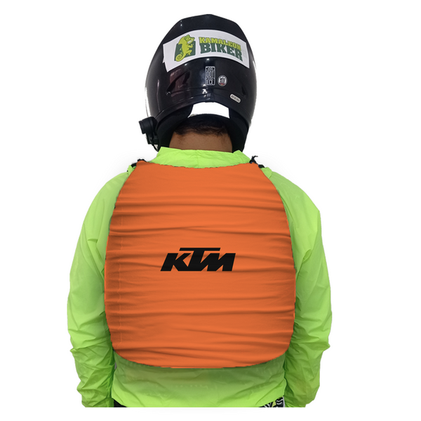 Tula tipo morral porta casco - TL013 KTM Naranja