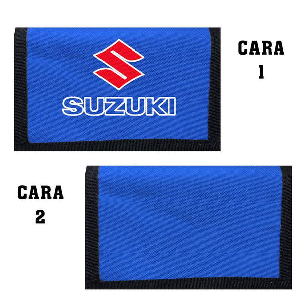 Portadocumentos Textil 2 Servicios - 1378 - Suzuki Fondo Azul