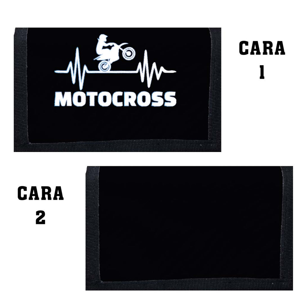 Portadocumentos Textil 2 Servicios - 1353 - Motocross Pulso Negro