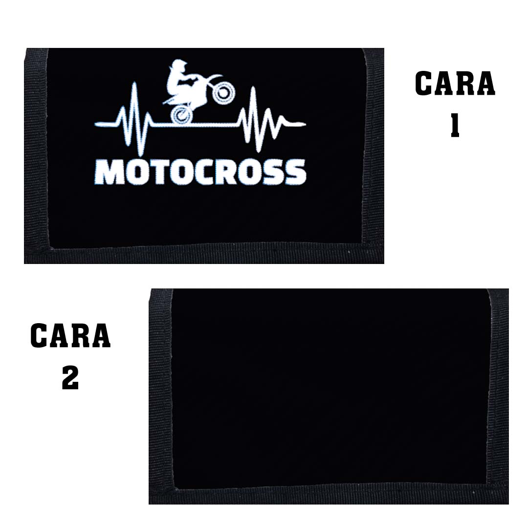 Portadocumentos Textil 2 Servicios - 1353 - Motocross Pulso Negro