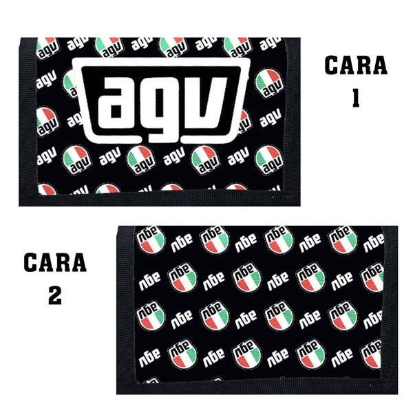 Portadocumentos Textil 2 Servicios - 1308 - AGV Logos Fondo