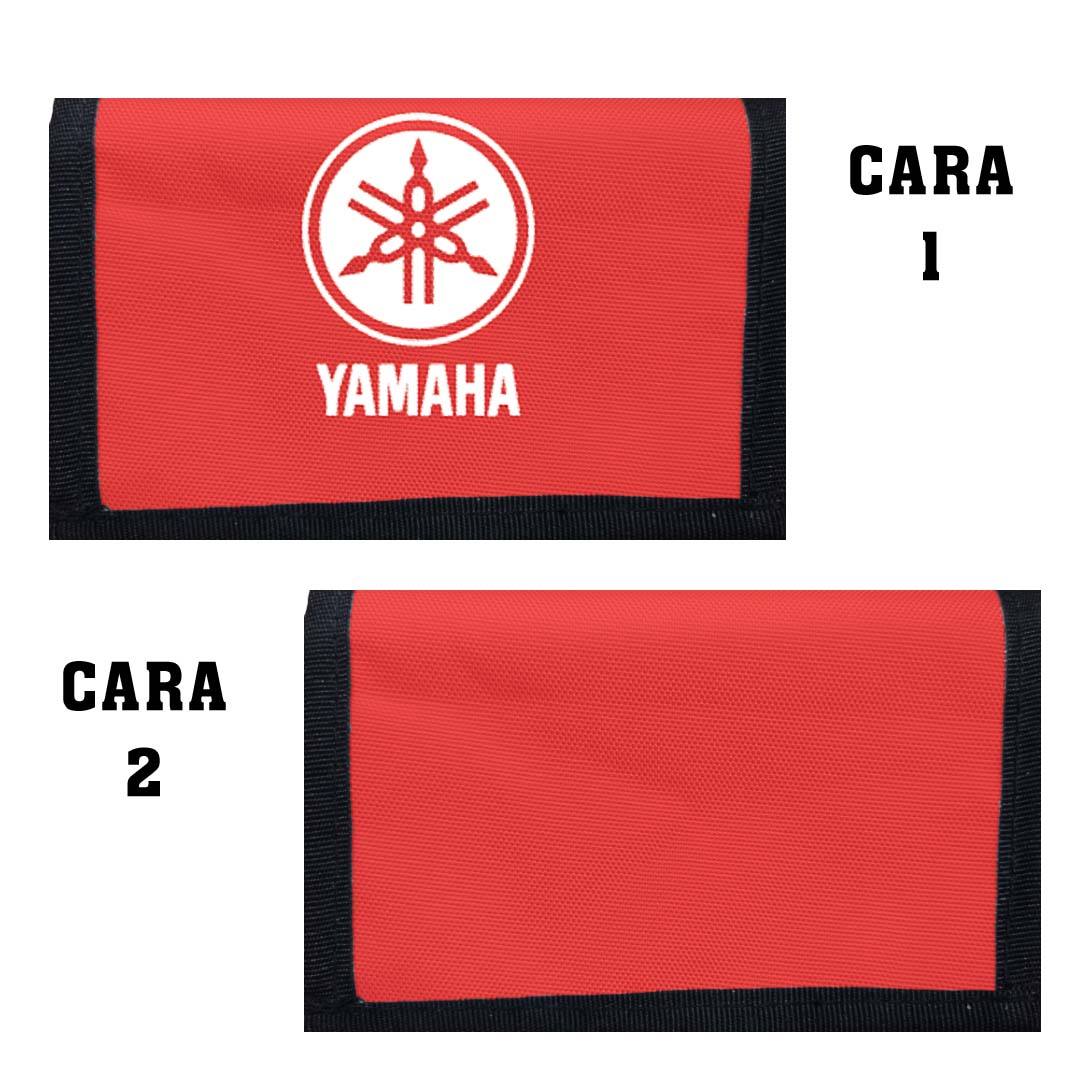 Portadocumentos Textil 2 Servicios - 1362 - Yamaha Fondo Rojo