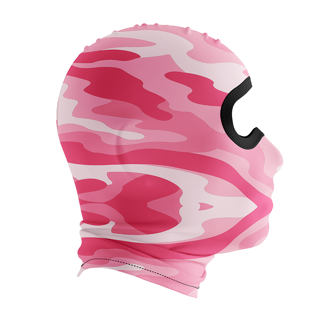 Balaclava Licrada 1055 Camuflado Rosado