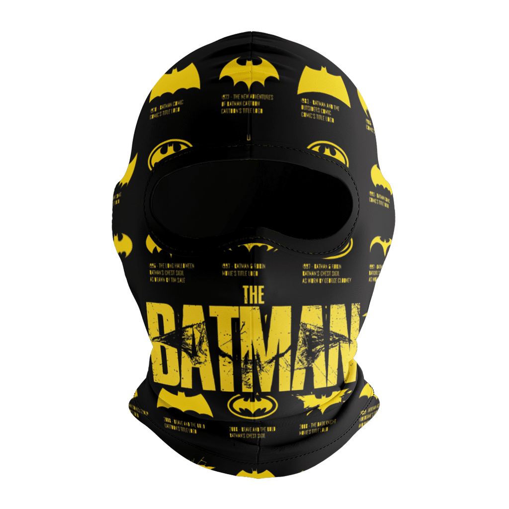 Balaclava licrada 1420 Batman Logos Amarillo