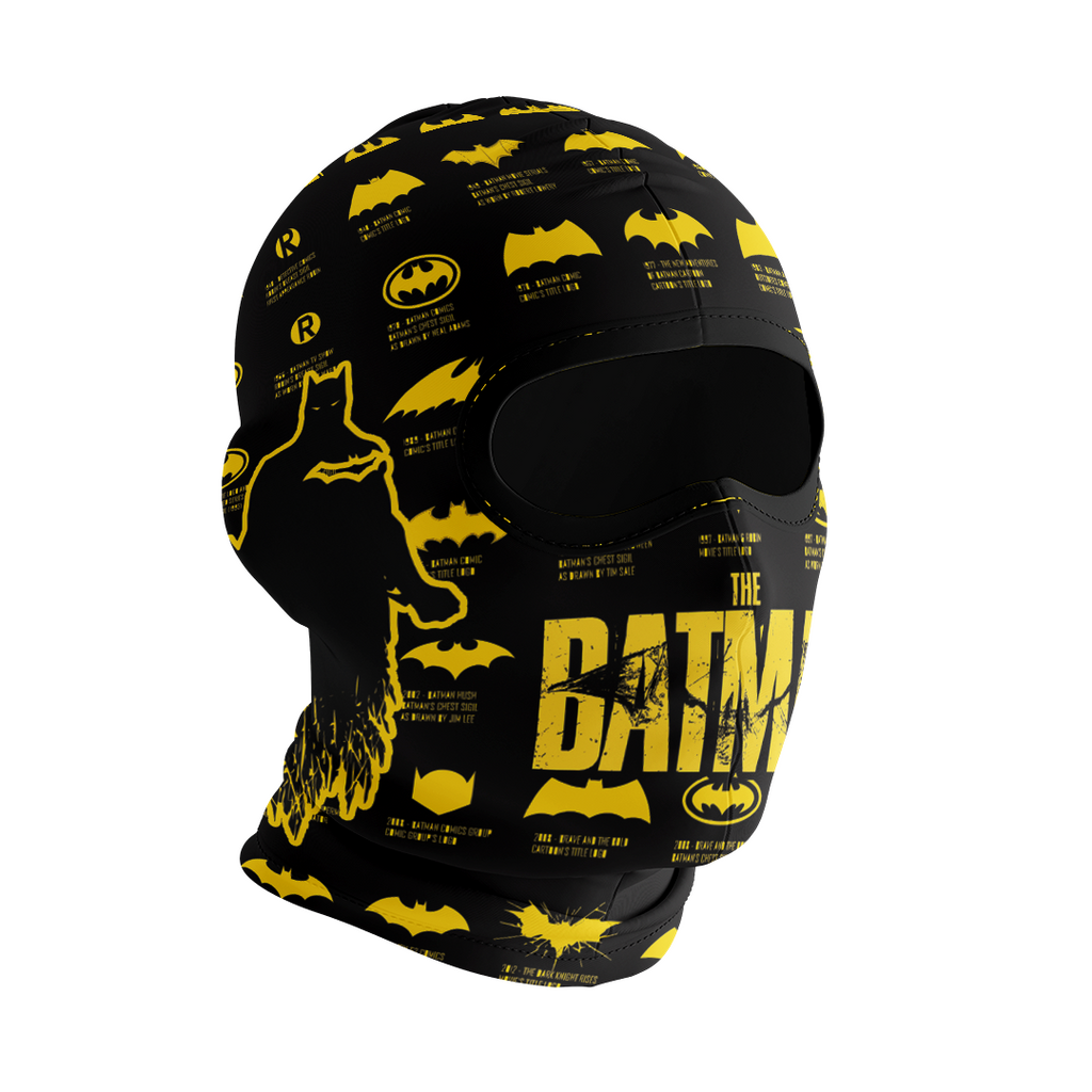 Balaclava licrada 1420 Batman Logos Amarillo