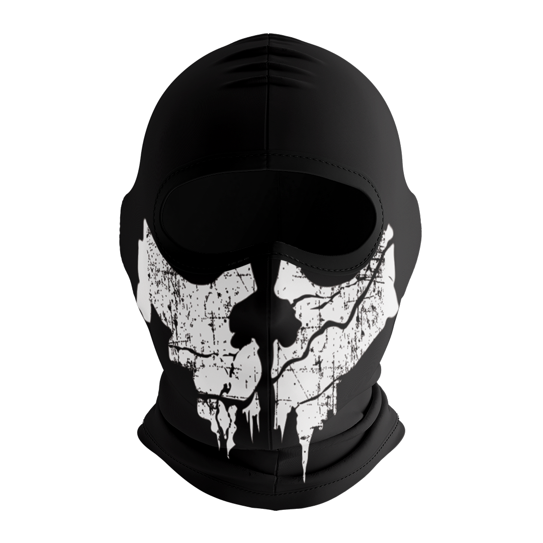 Balaclava licrada 1421 Calavera Ghost Triangular Imagen principal del producto