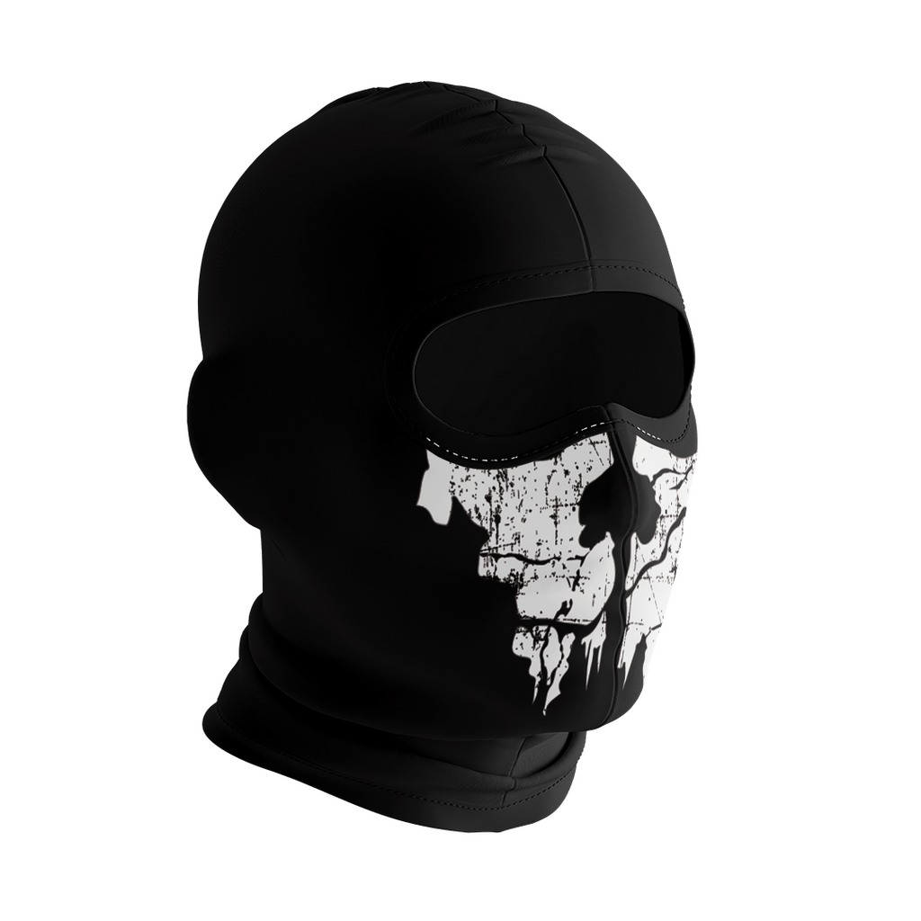 Balaclava licrada 1421 Calavera Ghost Triangular