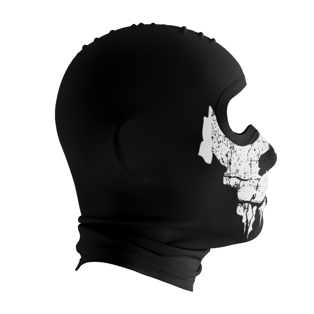 Balaclava licrada 1421 Calavera Ghost Triangular