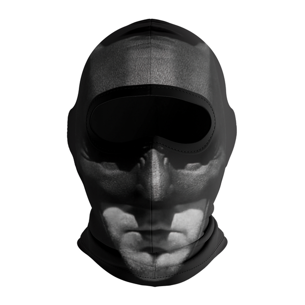 Balaclava licrada 1419 Batman Rostro Letra Amarilla