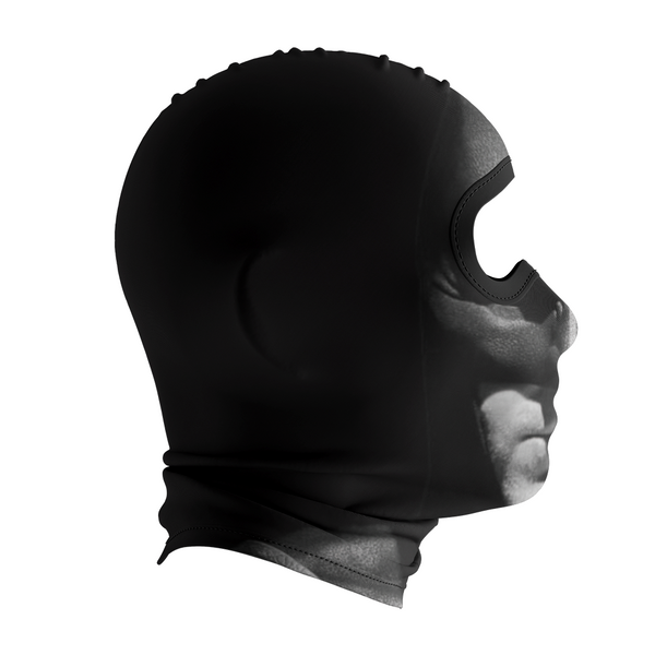 Balaclava licrada 1419 Batman Rostro Letra Amarilla