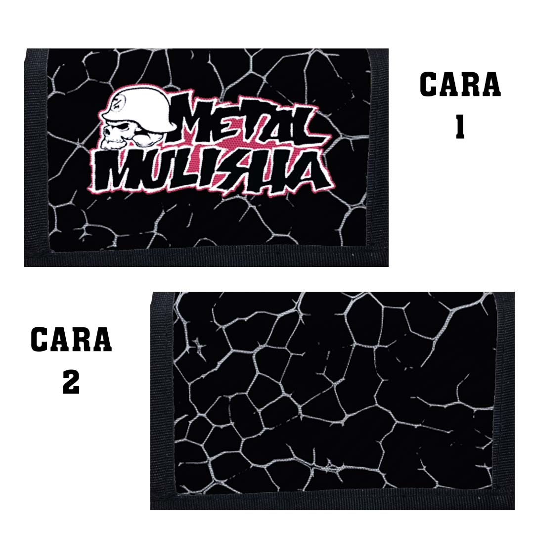 Portadocumentos Textil 2 Servicios - 1348 - Metal Mulisha Vidrio Imagen secundaria del producto