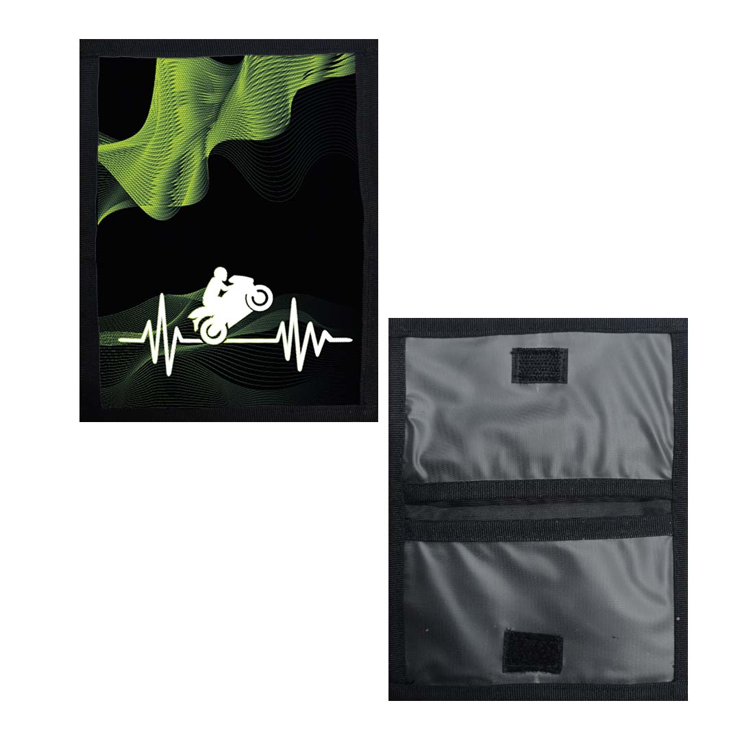 Portadocumentos Textil 2 Servicios - 1323 - Alto CC Pulso Verde Imagen principal del producto