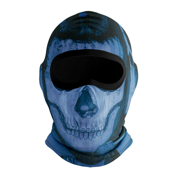 Balaclava licrada 1435 Ghost Armas Alrededor Color Azul