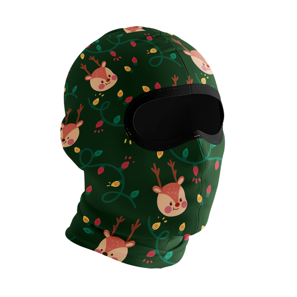 Balaclava licrada 1263 Pattern Renos Y Luces