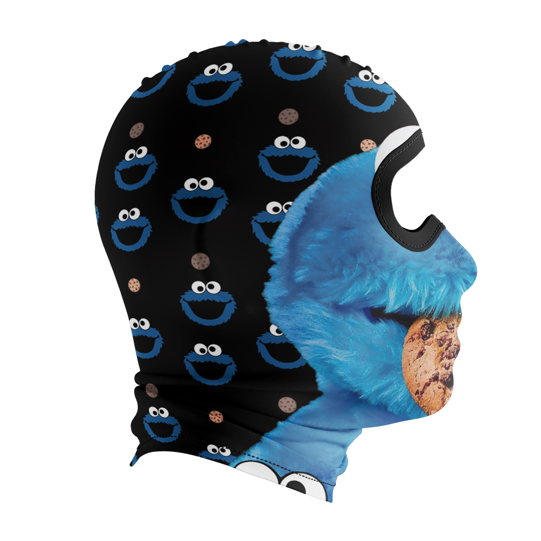 Balaclava licrada 1427 Comegalletas Fondo Negro