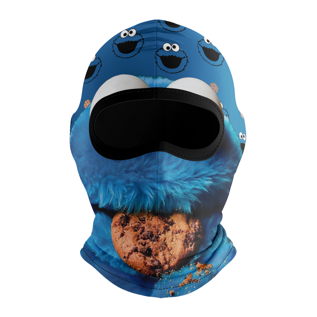 Balaclava licrada 1428 Comegalletas Fondo Azul
