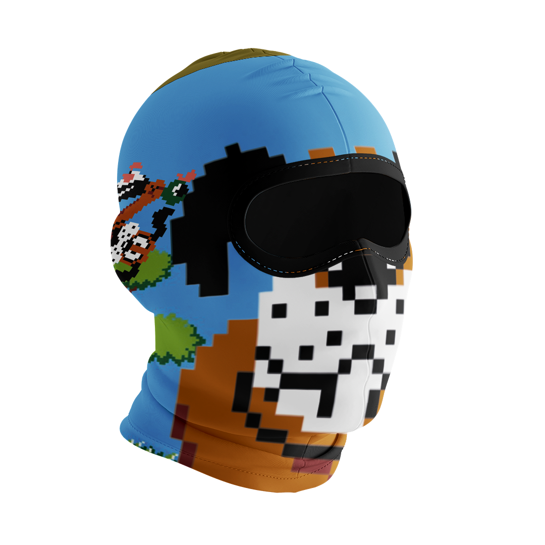 Balaclava licrada 1439 Duck Hunt Rostro Perro