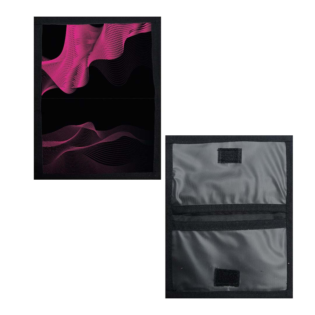 Portadocumentos Textil 2 Servicios - 1364 - Lineas Fucsia