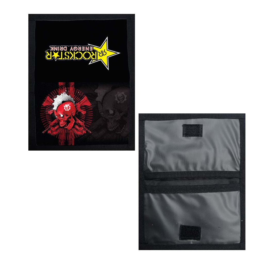 Portadocumentos Textil 2 Servicios - 1370 - Rockstar Calavera Roja