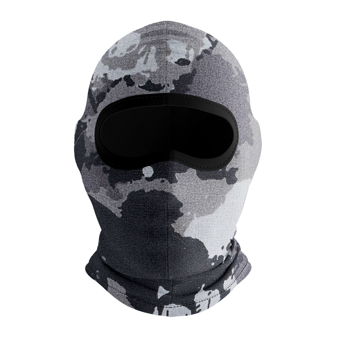 Balaclava licrada 1450 Calaveras Gris Fondo