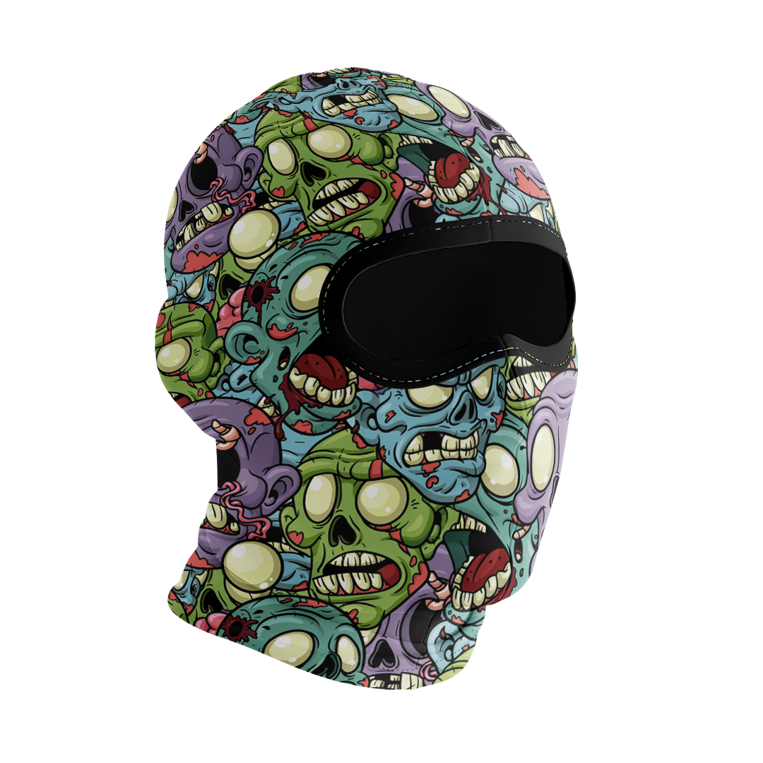 Balaclava licrada 1451 Zombies Colores Fondo