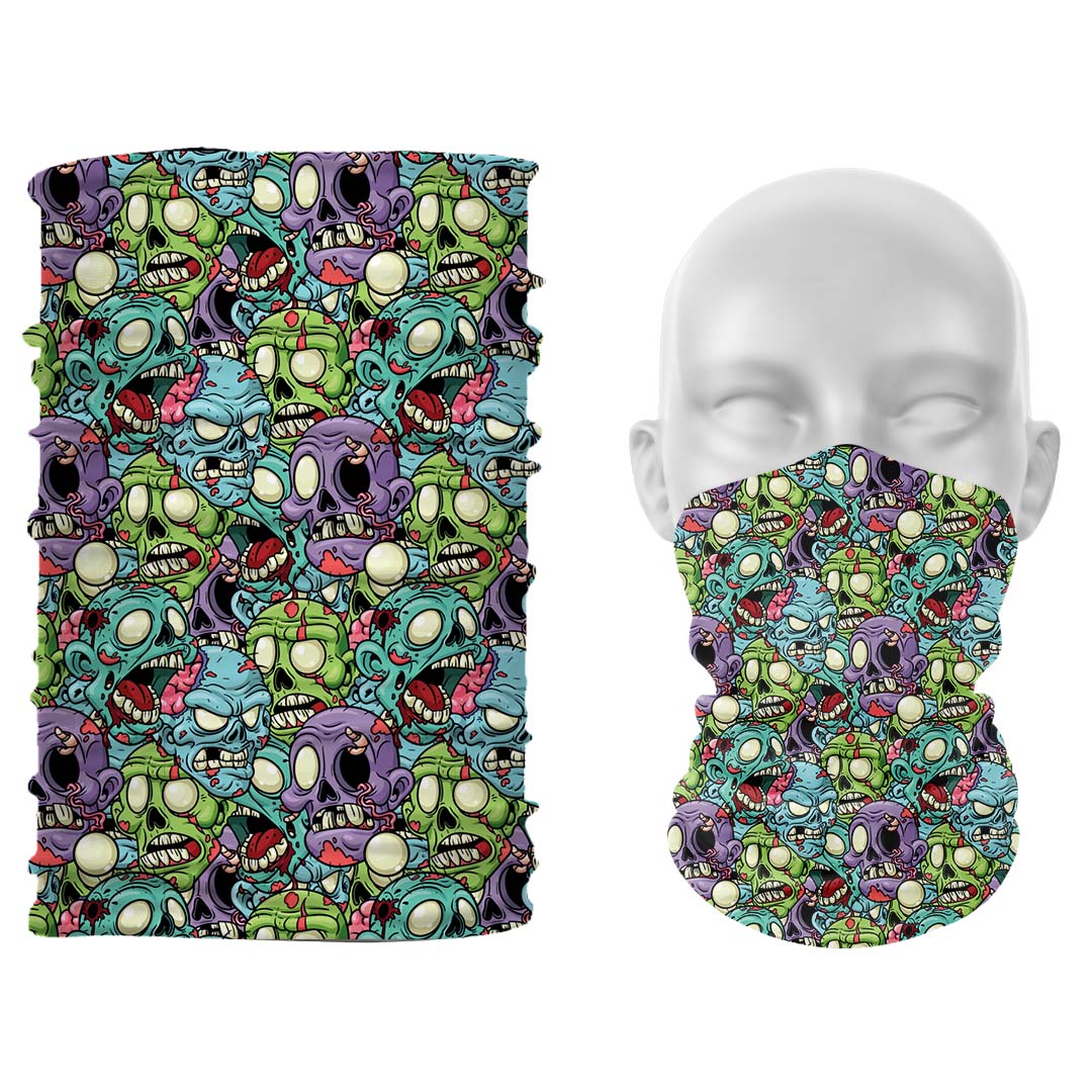 Cuello 1451 Zombies Colores Fondo
