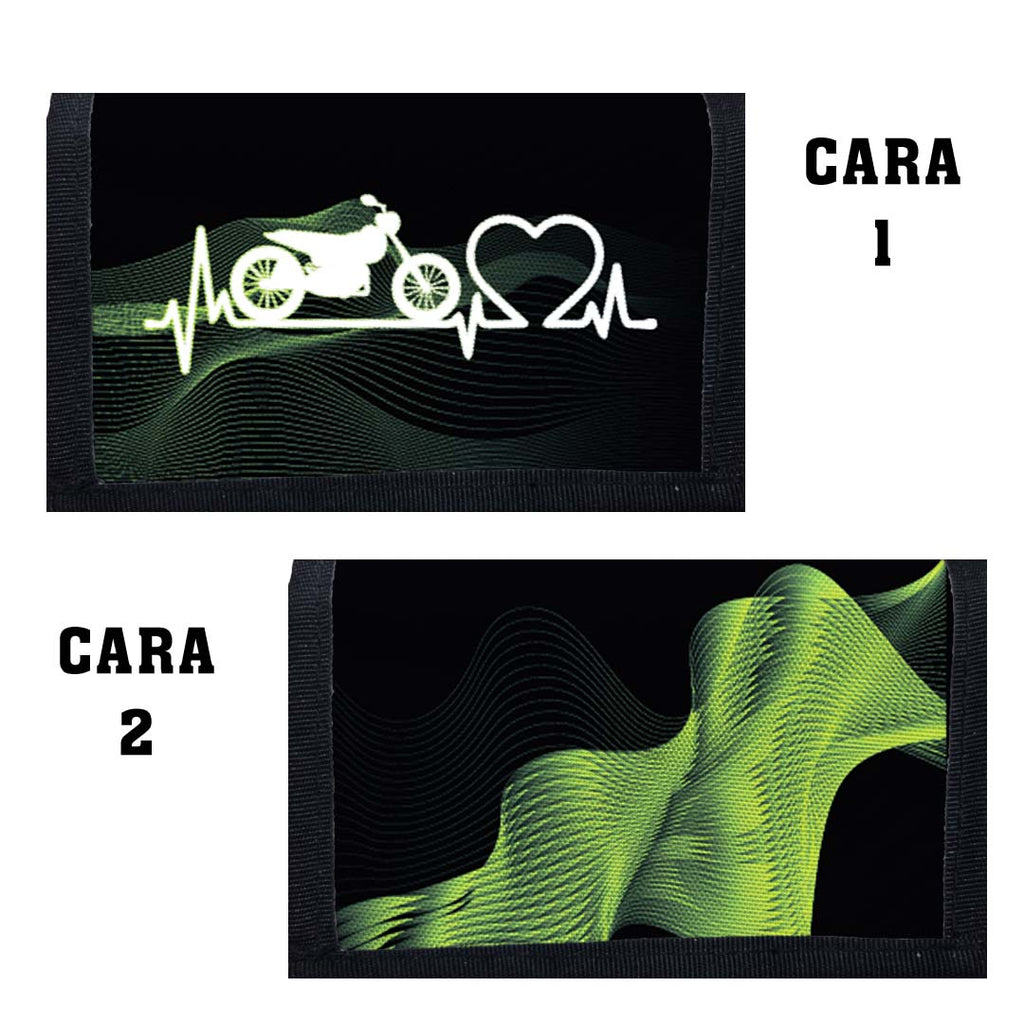 Portadocumentos Textil 2 Servicios - 1360 - Nkd Pulso Verde