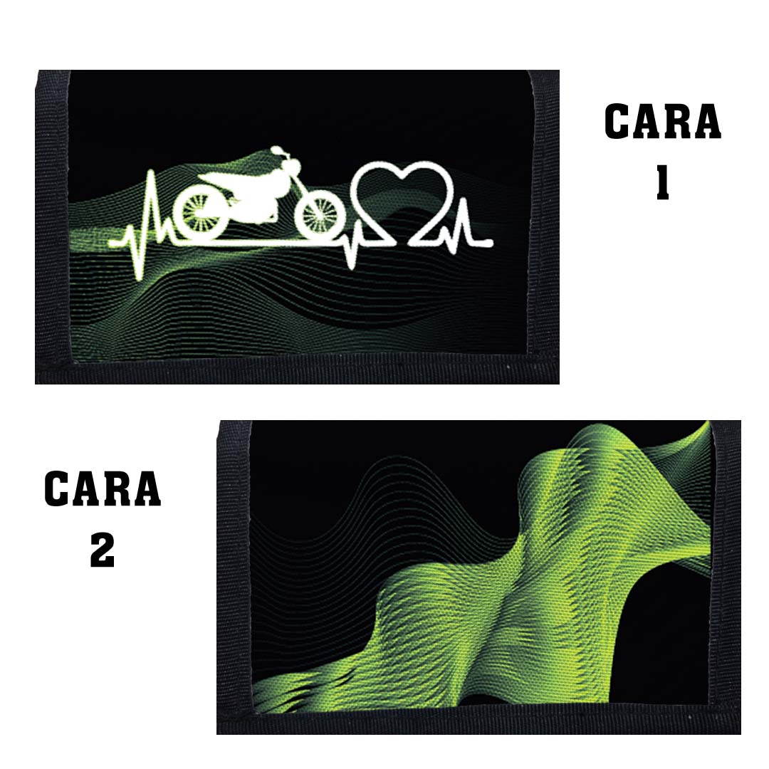 Portadocumentos Textil 2 Servicios - 1360 - Nkd Pulso Verde