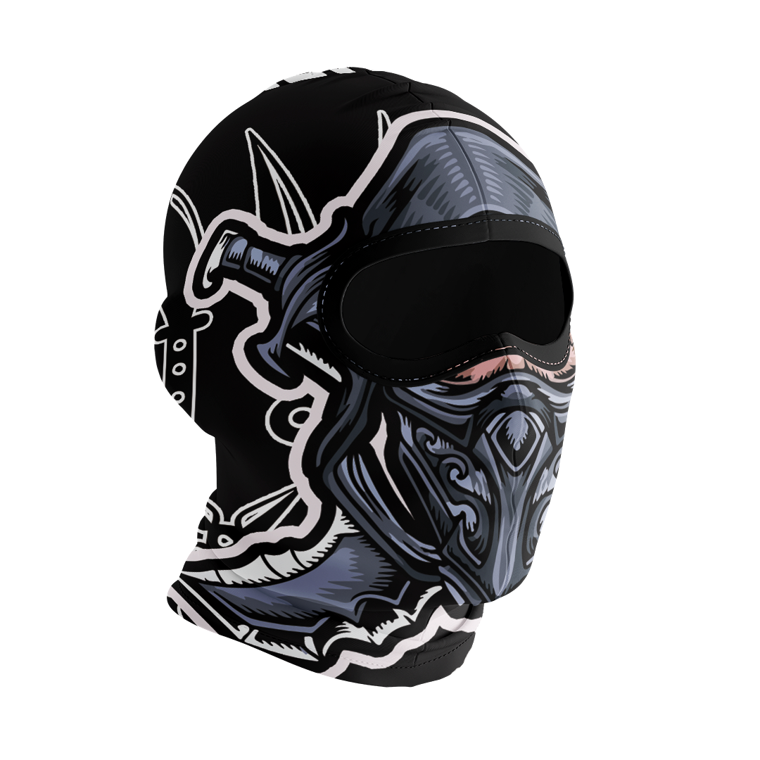 Balaclava licrada 1221 Ninja Imagen secundaria del producto