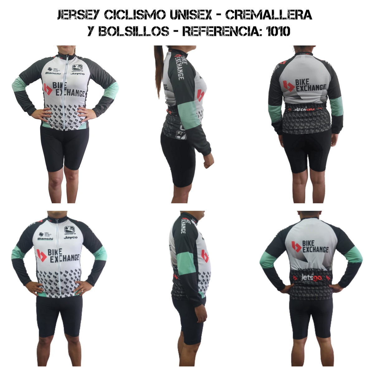 Jersey Rutero Manga Larga - Modelo 1010