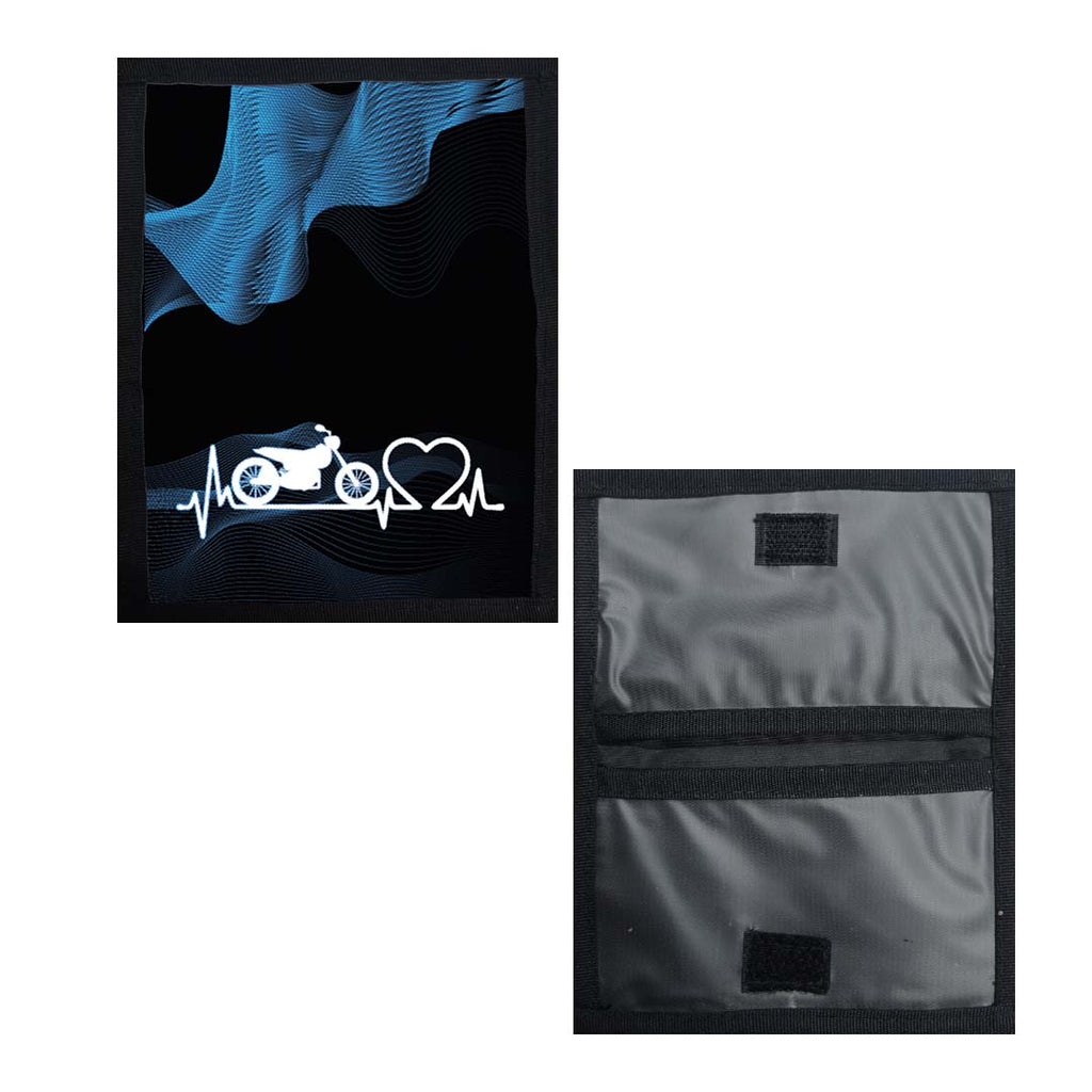 Portadocumentos Textil 2 Servicios - 1356 - Nkd Pulso Azul