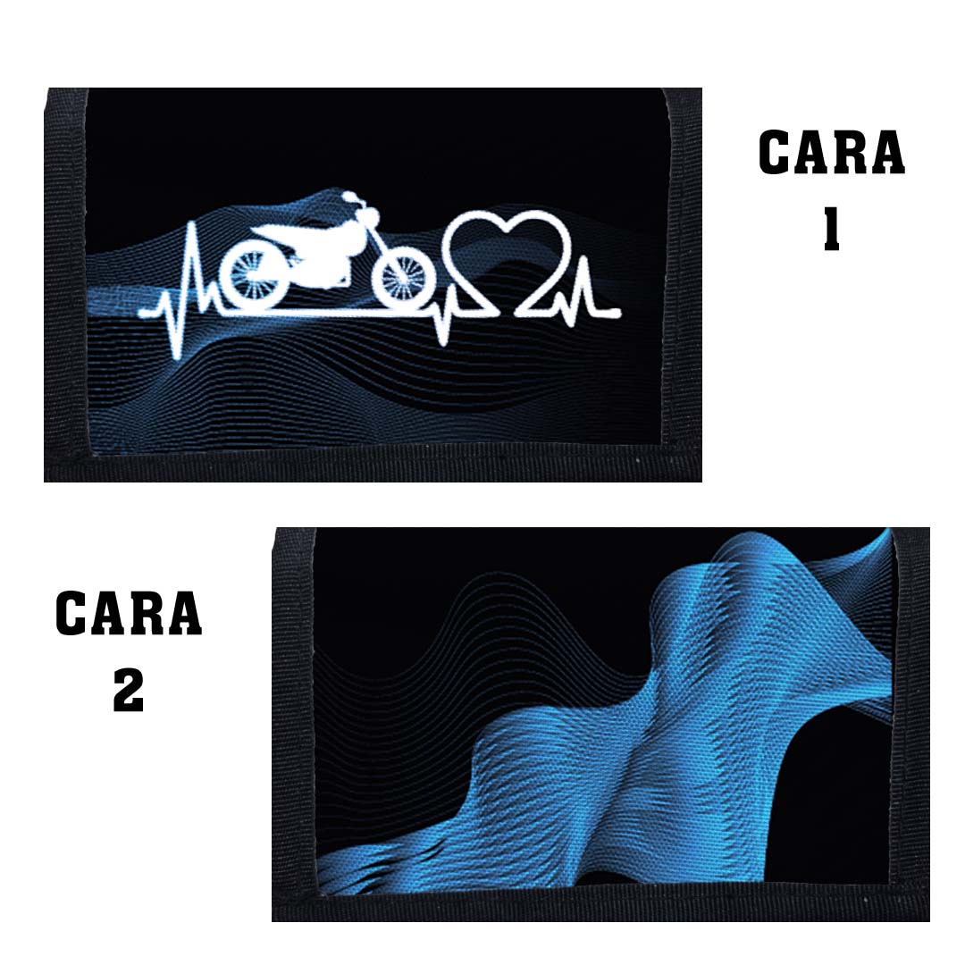 Portadocumentos Textil 2 Servicios - 1356 - Nkd Pulso Azul