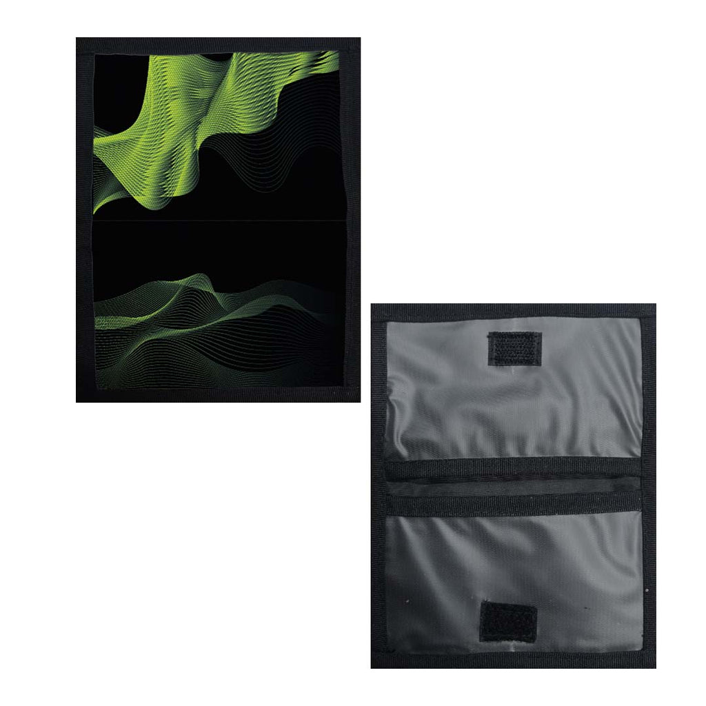 Portadocumentos Textil 2 Servicios - 1366 - Lineas Verde