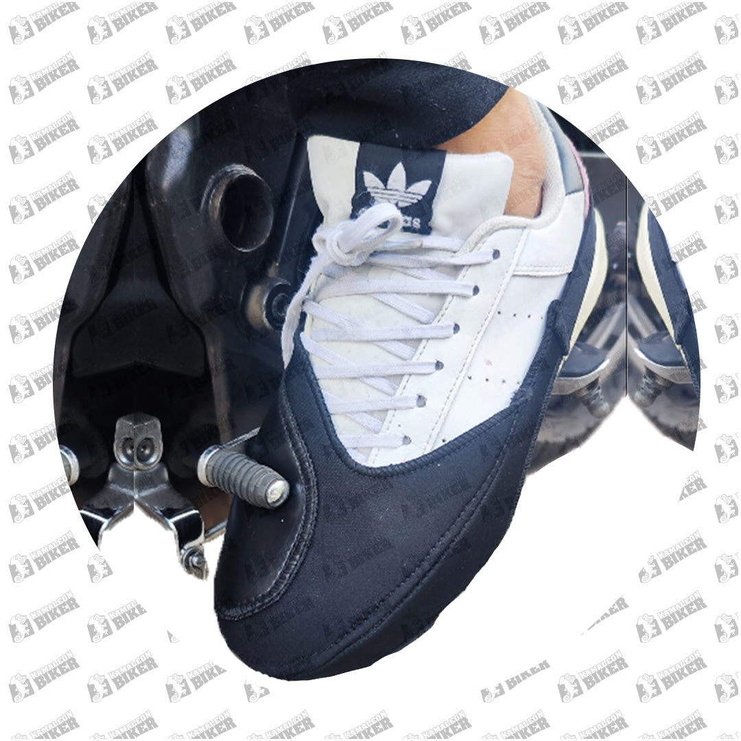 Protector de zapato tipo puntera - Elastico en talón - Negro Imagen principal del producto