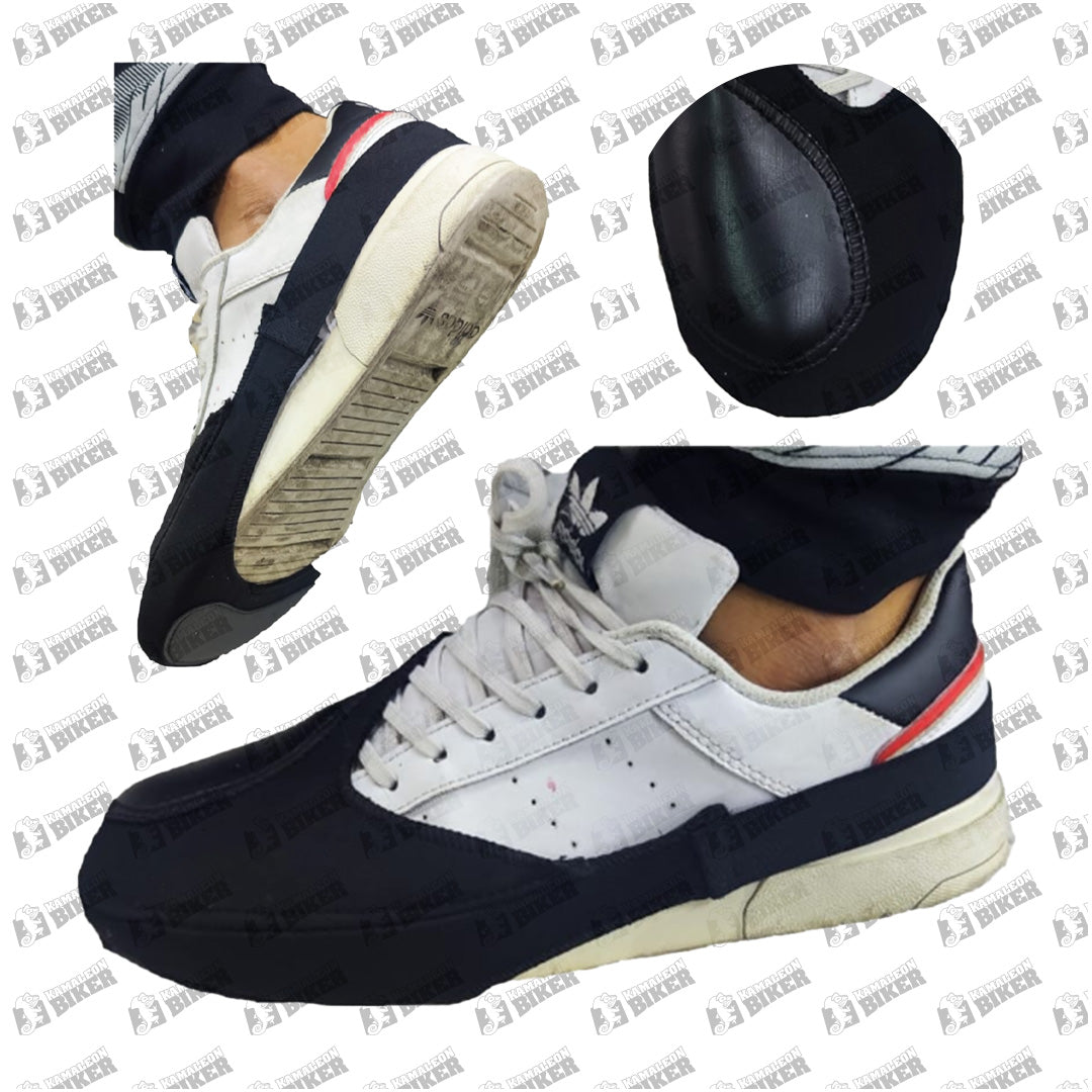 Protector de zapato tipo puntera - Elastico en talón - Negro