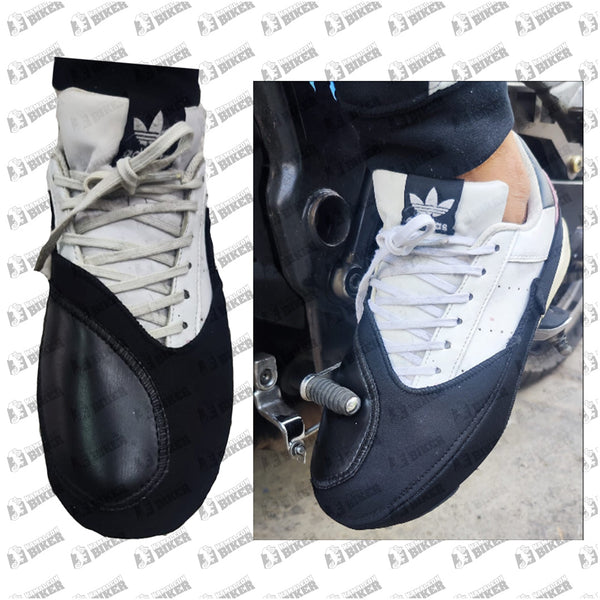 Protector de zapato tipo puntera - Elastico en talón - Negro