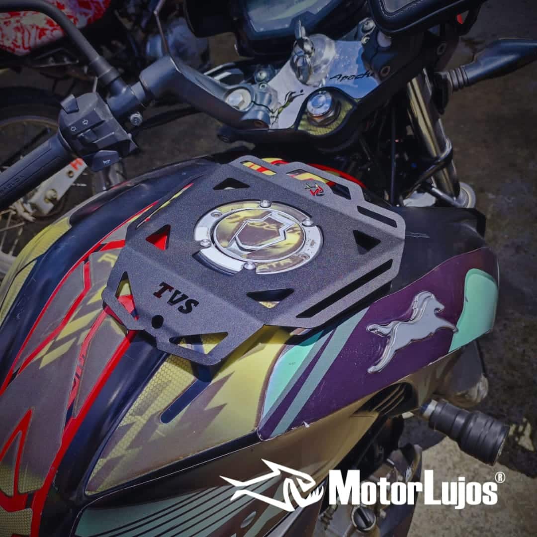 Base para tanque para TVS Apache 160 4 Valvulas/Apache 200 - MotorLujos Imagen secundaria del producto
