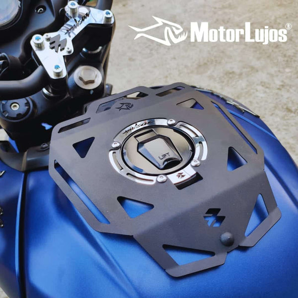 Base para tanque para Pulsar N160 - Pulsar N250  Negra  - MotorLujos