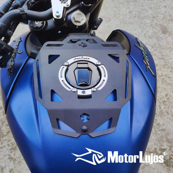 Base para tanque para Pulsar N160 - Pulsar N250  Negra  - MotorLujos